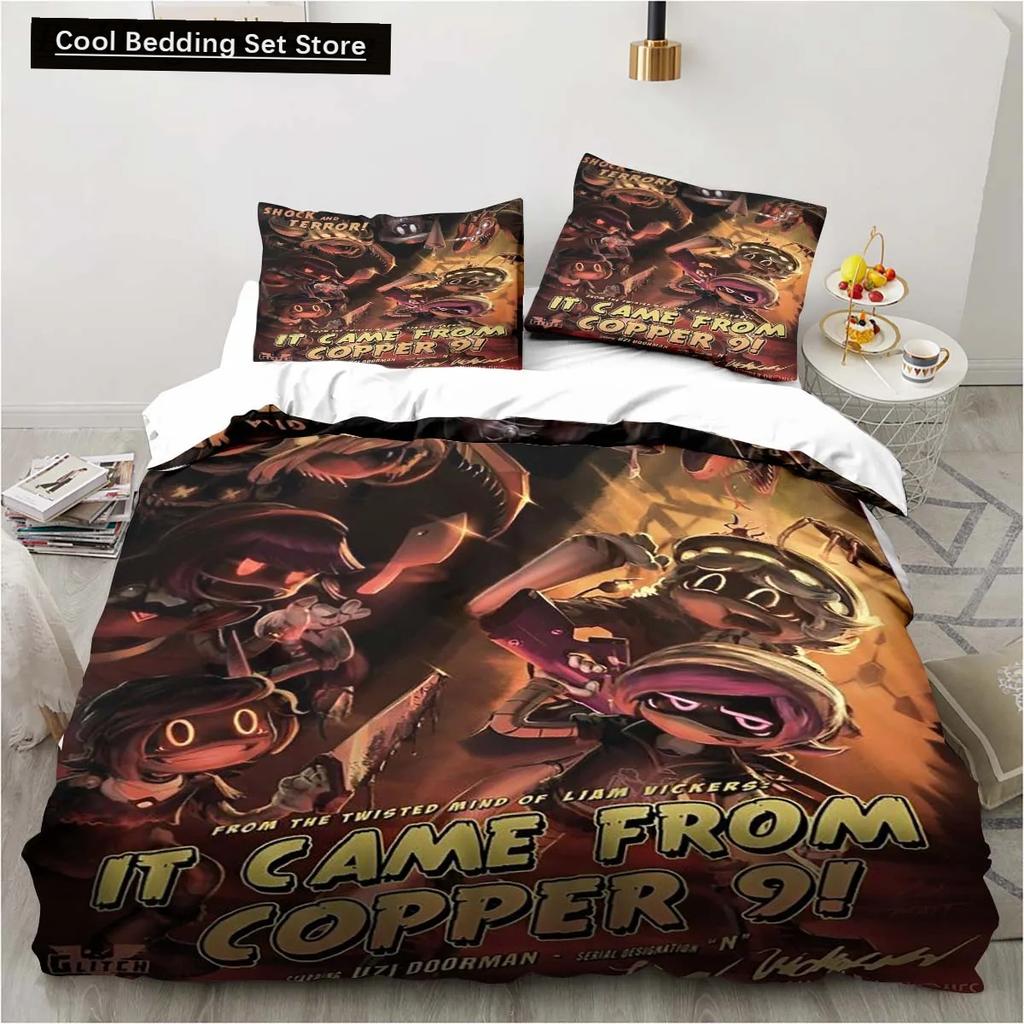 New 3D Print Murder-Drones Cartoon Bedding Set,Duvet Cover Bed Set Quilt Cover Pillowcase,King Queen Twin Size Boys Girls Adults