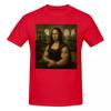 Funny Mona Lisa Fitness Vintage T Shirts Graphic Y2k Idea Crewneck Tshirts For Unisex Wounisex Tops