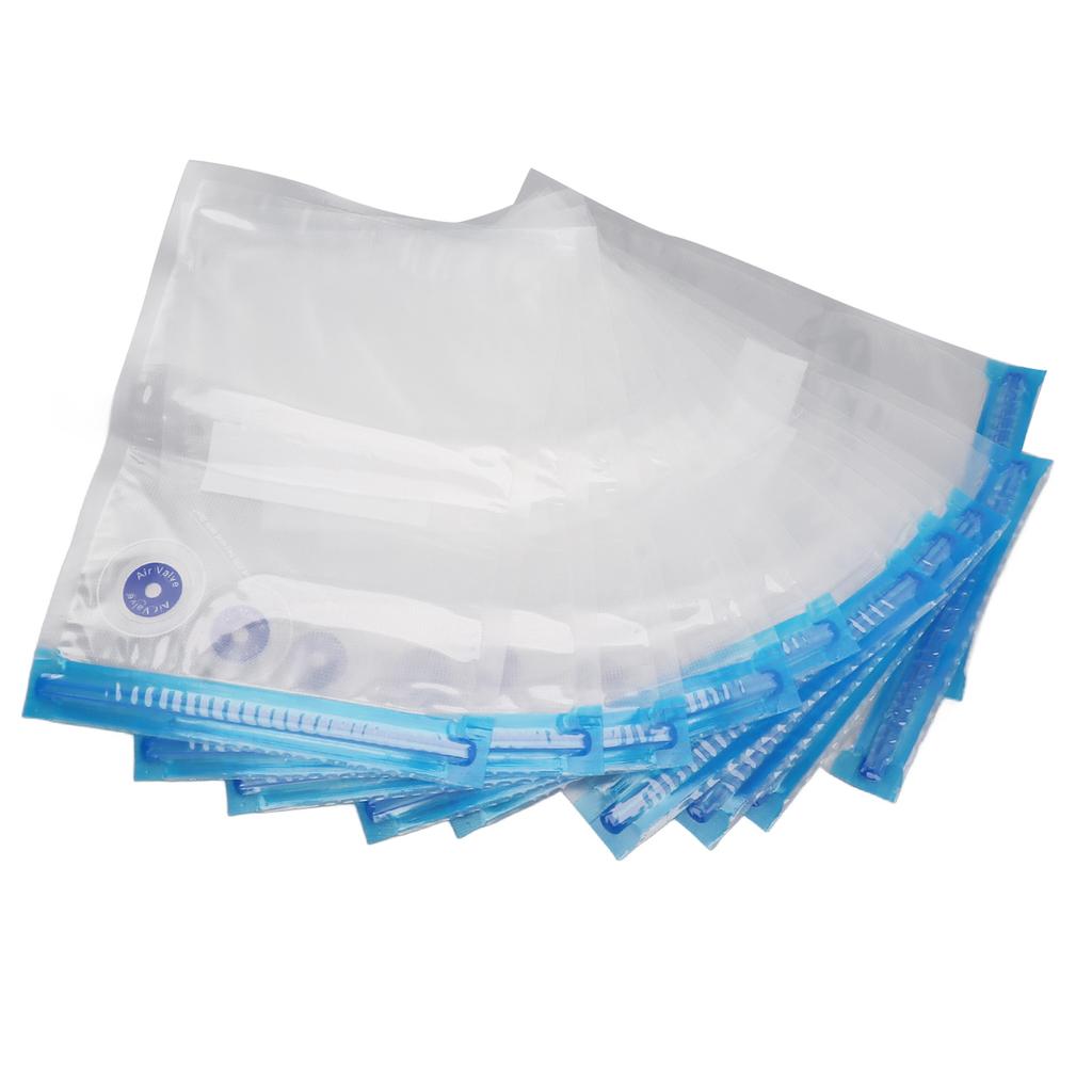 10pcs Vacuum Food Storage Bags Reusable Safe PE Vacuum Sled Food Storage Bag for Food Snack Storage Household
