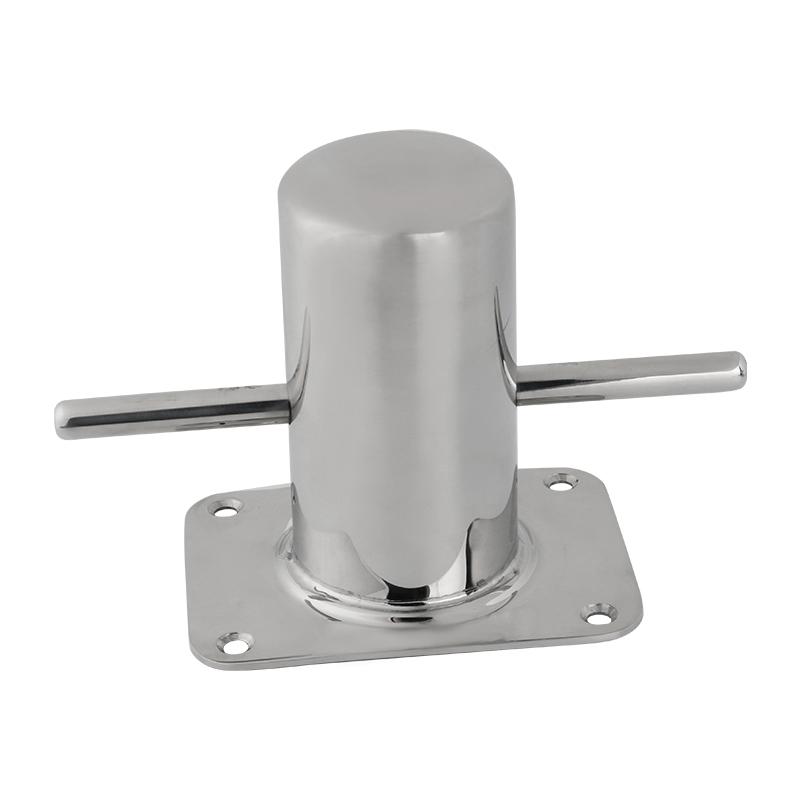 AndyMarine 316 Stainless Steel Single Mooring Bitt Heavy Duty Bollard Cleat Marine Hardware Accessories
