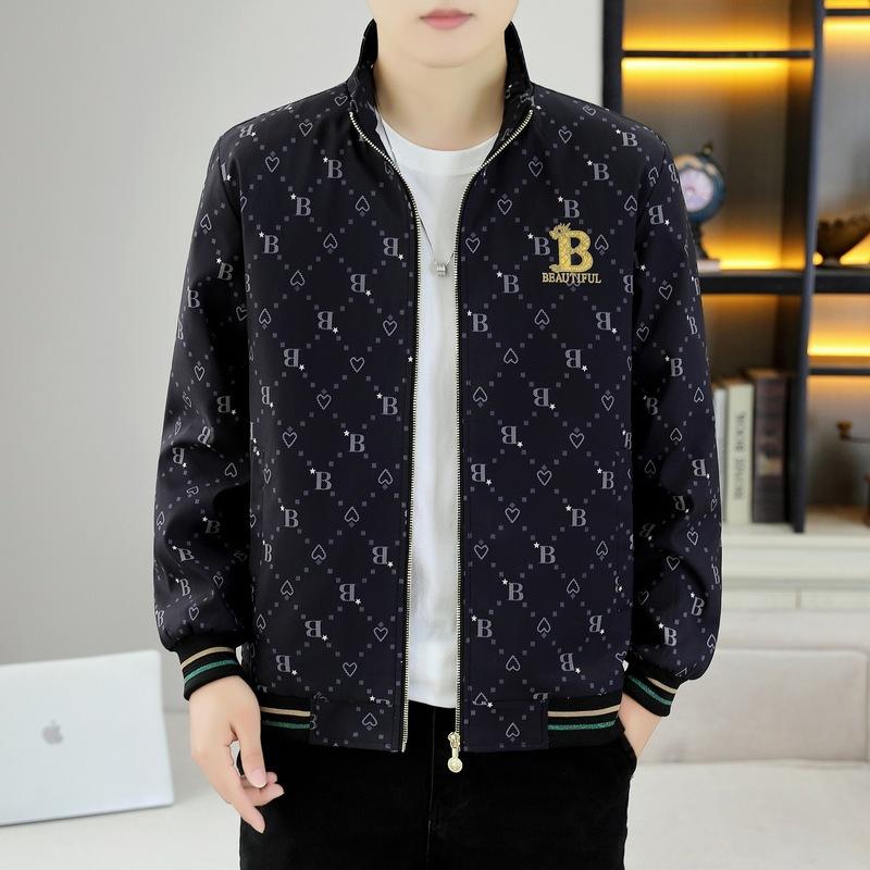 Мужские весенние и осенние куртки M чёрный