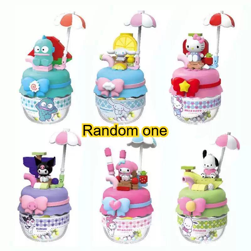 Персонажи Sanrio Хелло Китти Ми Милоди Куроми Синнаморолл Бобо Банка для джема Серия кубиков Коллекция слепых коробок Украшение Подарки для девочек