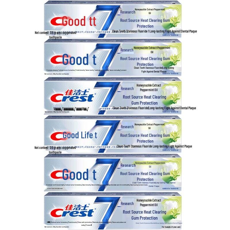 

Crest Gum Care & Whitening Toothpaste 6-Pack with Tissues