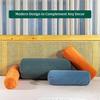 Memory Foam Bolster Pillow-Side Pillow for Sleeping-Round Pillow for Diwan, 45.72 X 12.7x 12.7 CM