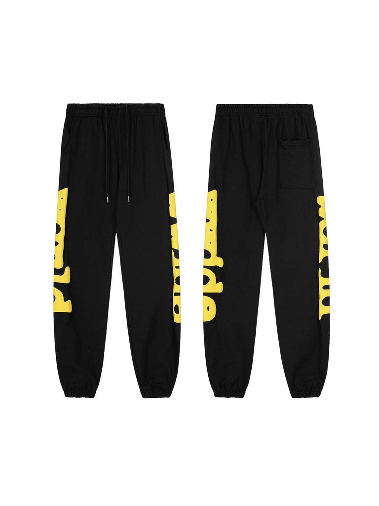 Americký trend Sp5der5555 Mikina s kapucí z froté látky se pavučinou