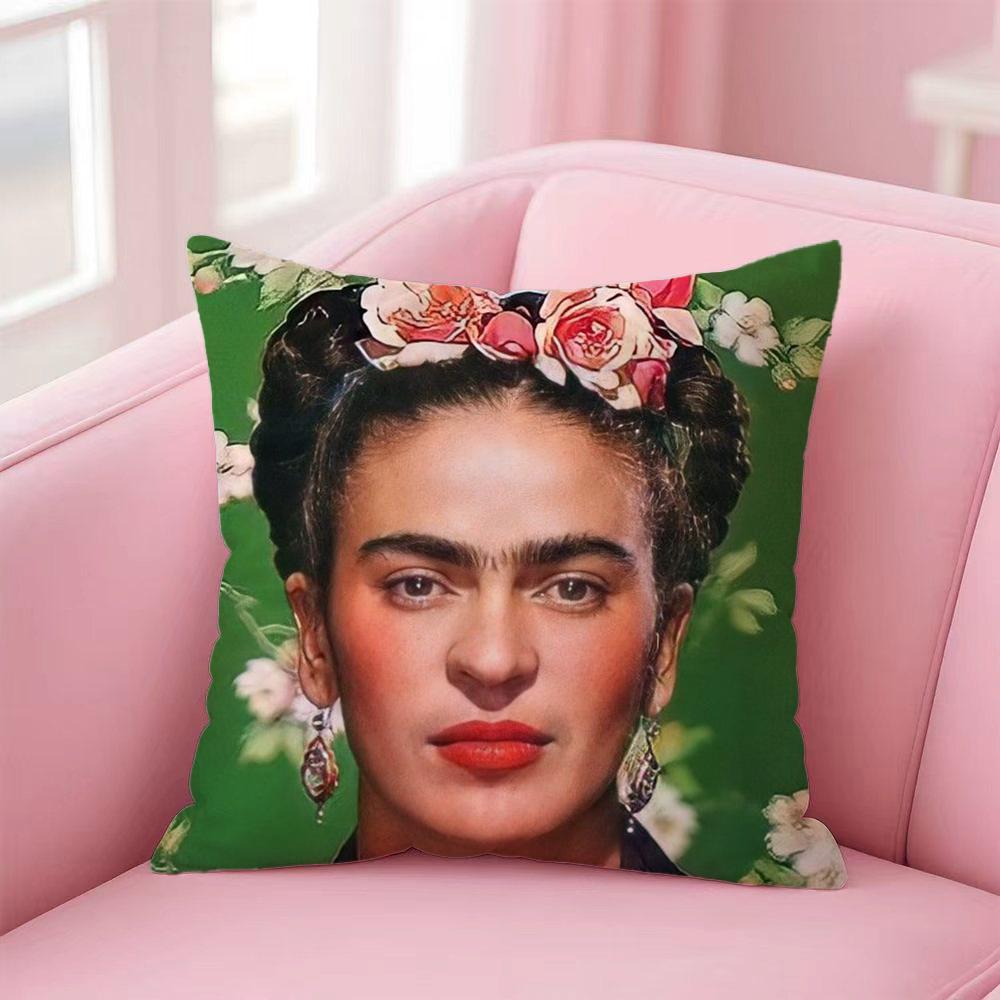 Trending FFrida Kahloed Cushion Cover Premium SkinFriendly Pillow Case MultiPurpose for Home Office Travel