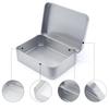 1Pcs Tin-Plated Slide Cover Storage Box Mini Metal Box Wedding Jewelry Pill Cases Portable Boxes Container Cosmetic Organizer