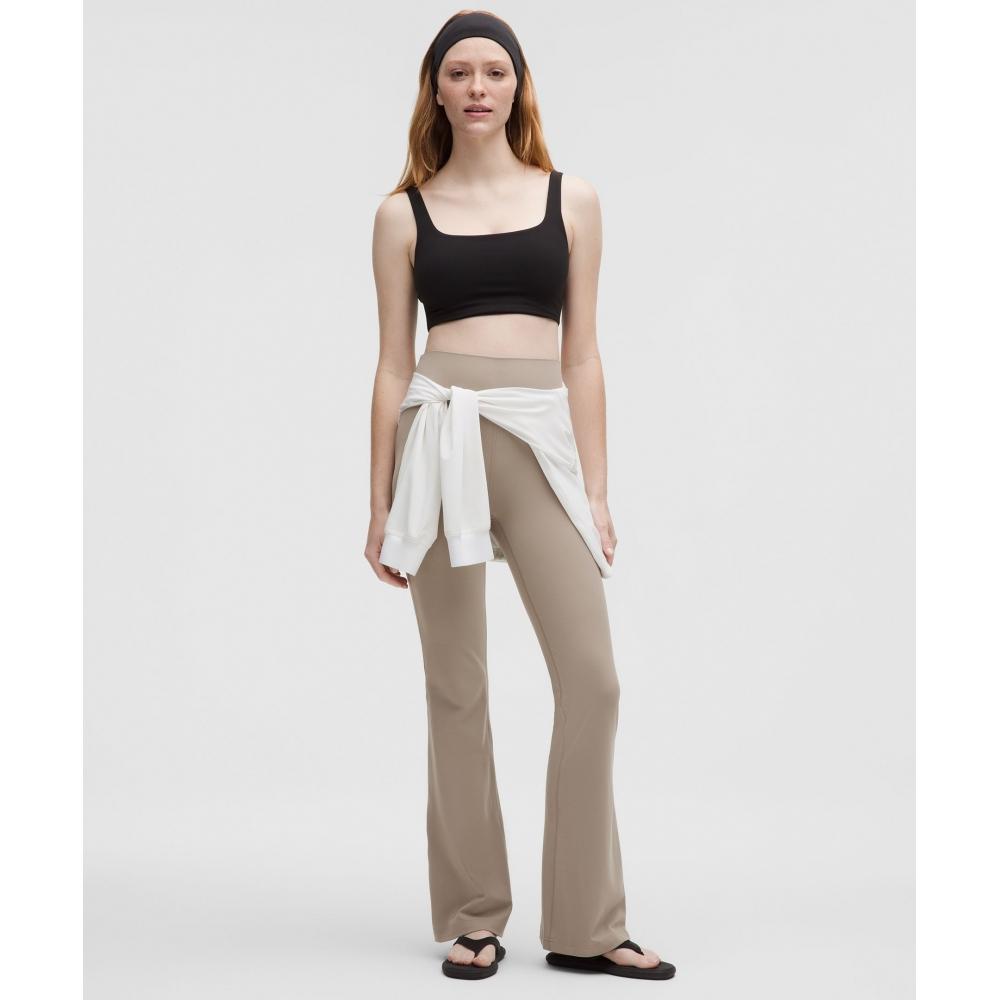 Lululemon Groove Nulu High Rise Flared Pant  Regular Warm Ash Grey