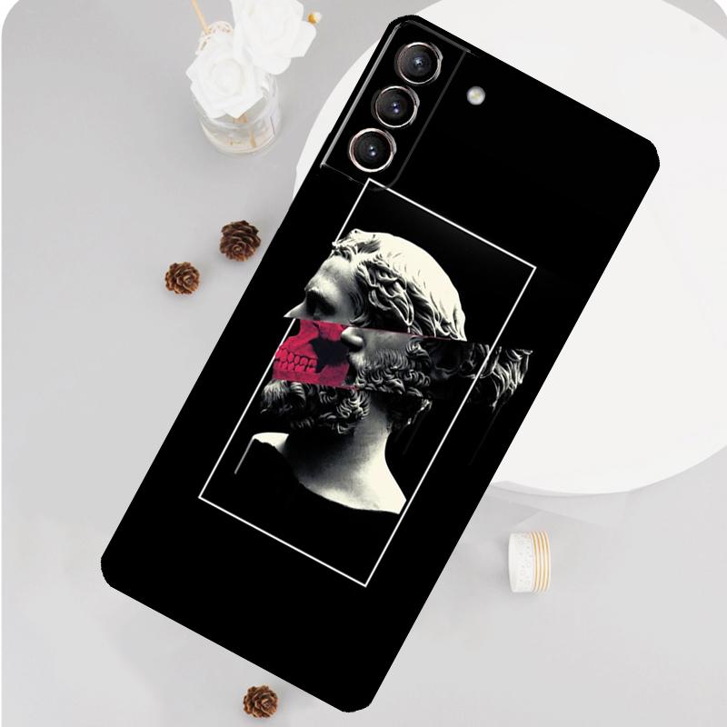 

Greek Aesthetics Plaster statue Phone Case For Samsung Galaxy S24 S26 Ultra S20 S21 S22 S23 S25 Plus S10 S25 FE Funda Cover Galaxy S22 Plus