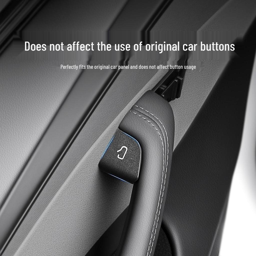 Tesla Model 3/Y Door Button Stickers - New Version Interior Protective Patches