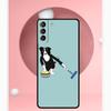 Border Collie Dog Case For Samsung Galaxy S22 S23 S24 Ultra Note 20 10 S8 S9 S10 Plus S21 S20 FE Soft Cover