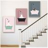 Picture Nordic Baby Girl Room Decor Nursery Wall Art Canvas Minimalist Bath Animal Pink Cartoon Painting Decoration