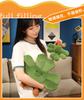 Three-Leaf Clover Plush Doll - Cute Green Cartoon Luck Blessing Desk Companion