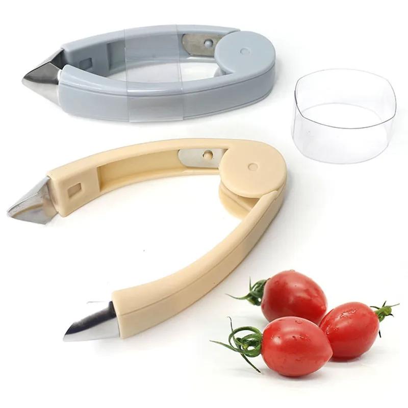 2pc Strawberry Pineapple Eye Peeler Fruit and Vegetable Practical Seed Remover Clip Fruit Tools Kitchen Steel Gadgets