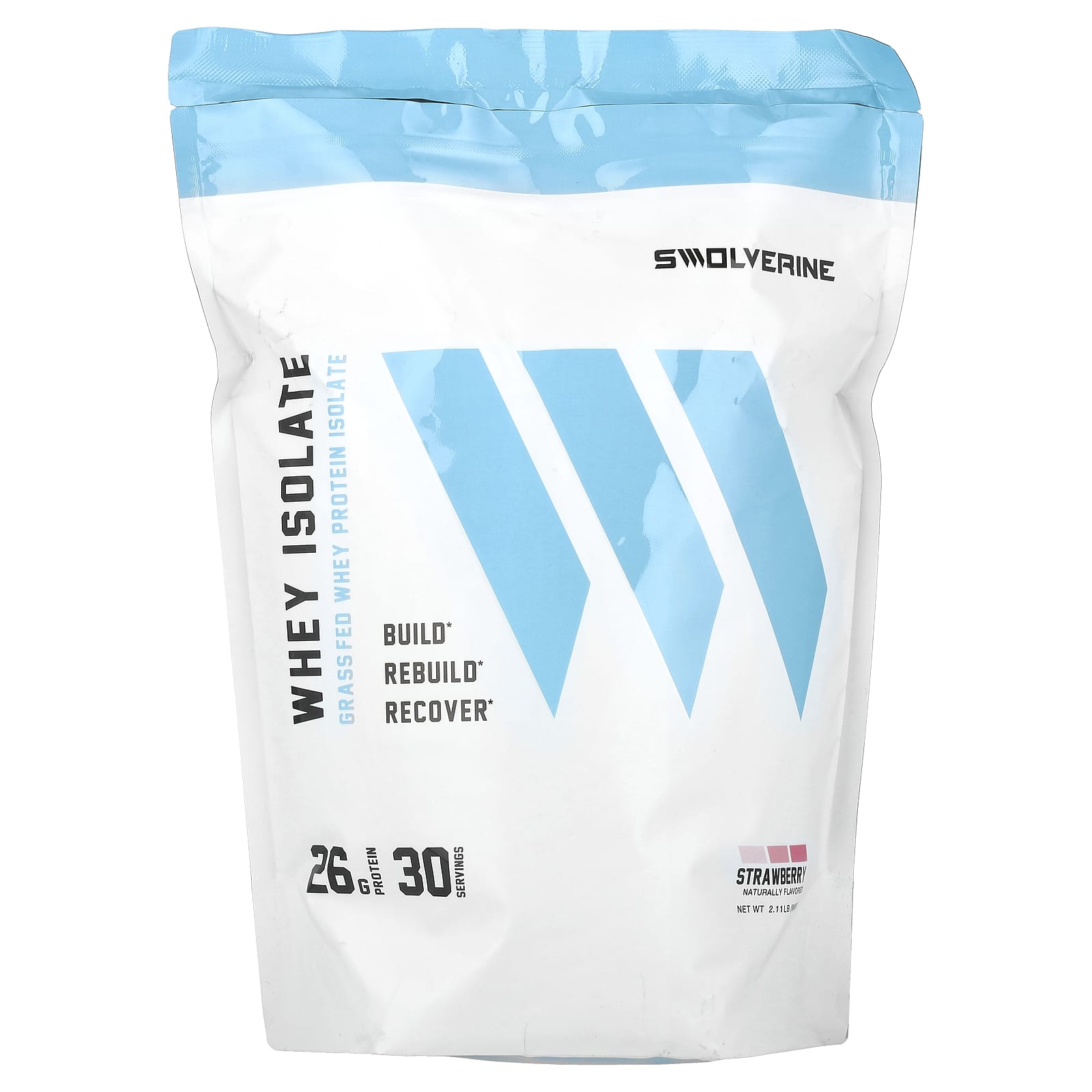 

Whey Isolate, Strawberry Flavor, 960G(2.11Lb)