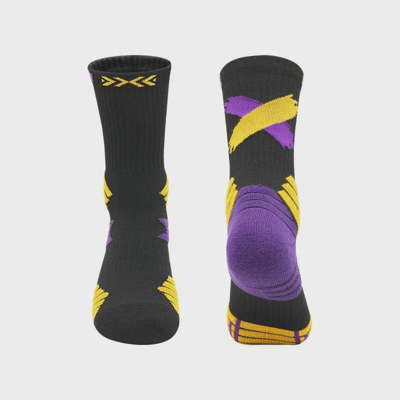 "Adult & Children's Long Tube Basketball Socks with Sweat-Absorbent Towel Bottom for Autumn & Winter"