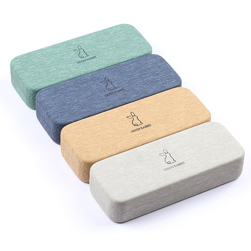 Square Tinplate Eyeglass Case for Nearsighted and Sunglasses, Optical and Crystal Design.