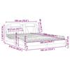 VidaXL Bed with Mattress, Upholstered Bed with Headboard Cushion, Double Bed, Adult Bed, Bedroom Furniture 3208810