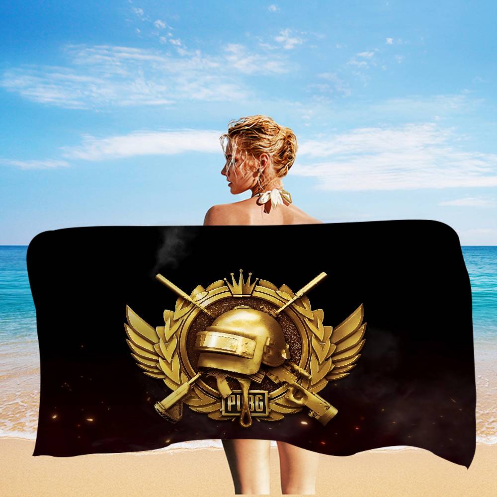 Popular Games P-Pubg RPG Anime Beach Swimming Towel Soft Absorbent Washcloth Children's Gifts for Kids Travel Camping Gym