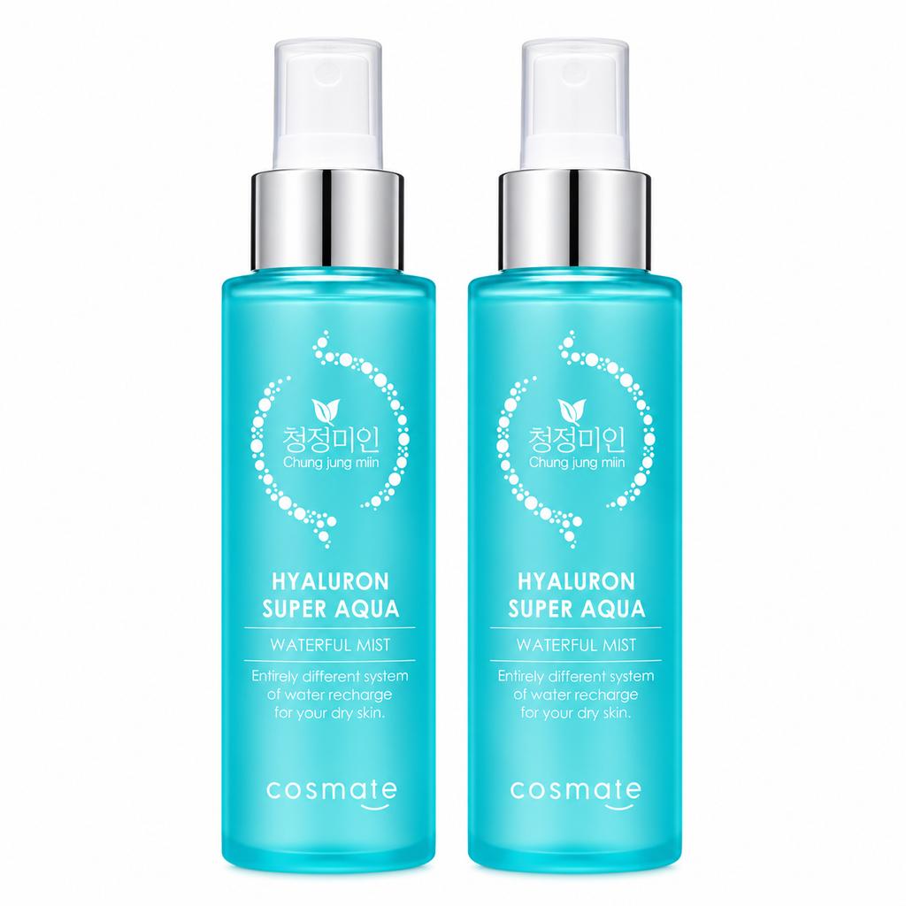 Chung Jung Miin Hyaluron Super Aqua Waterful Mist 120ml*2Pcs/4Pcs