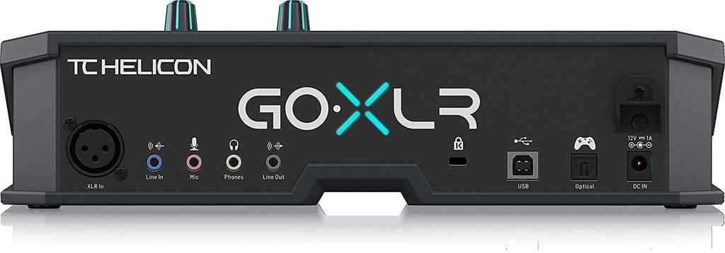 TC Helicon GO XLR Streaming Audio Interface & 4-Channel Mixer with Motorized Faders and Vocal Effects