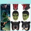 Maschera Cosplay Personaggi Avengers Lattice Accessori di Halloween Per Venom Hulk E Catwoman