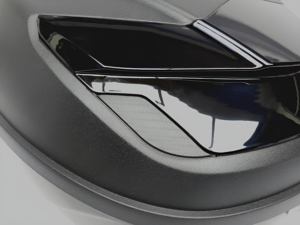 Kufer Motocyklowy Centralny 39L Praga Jakość! Topx Czarny 39L Płyta 1 Kask