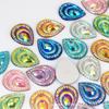 13x18mm AB Color Teardrop Resin Rhinestone DIY Phoenix Tail Clothing Decoration