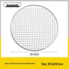 ZISIZ Portable Outdoor BBQ Round Griddle