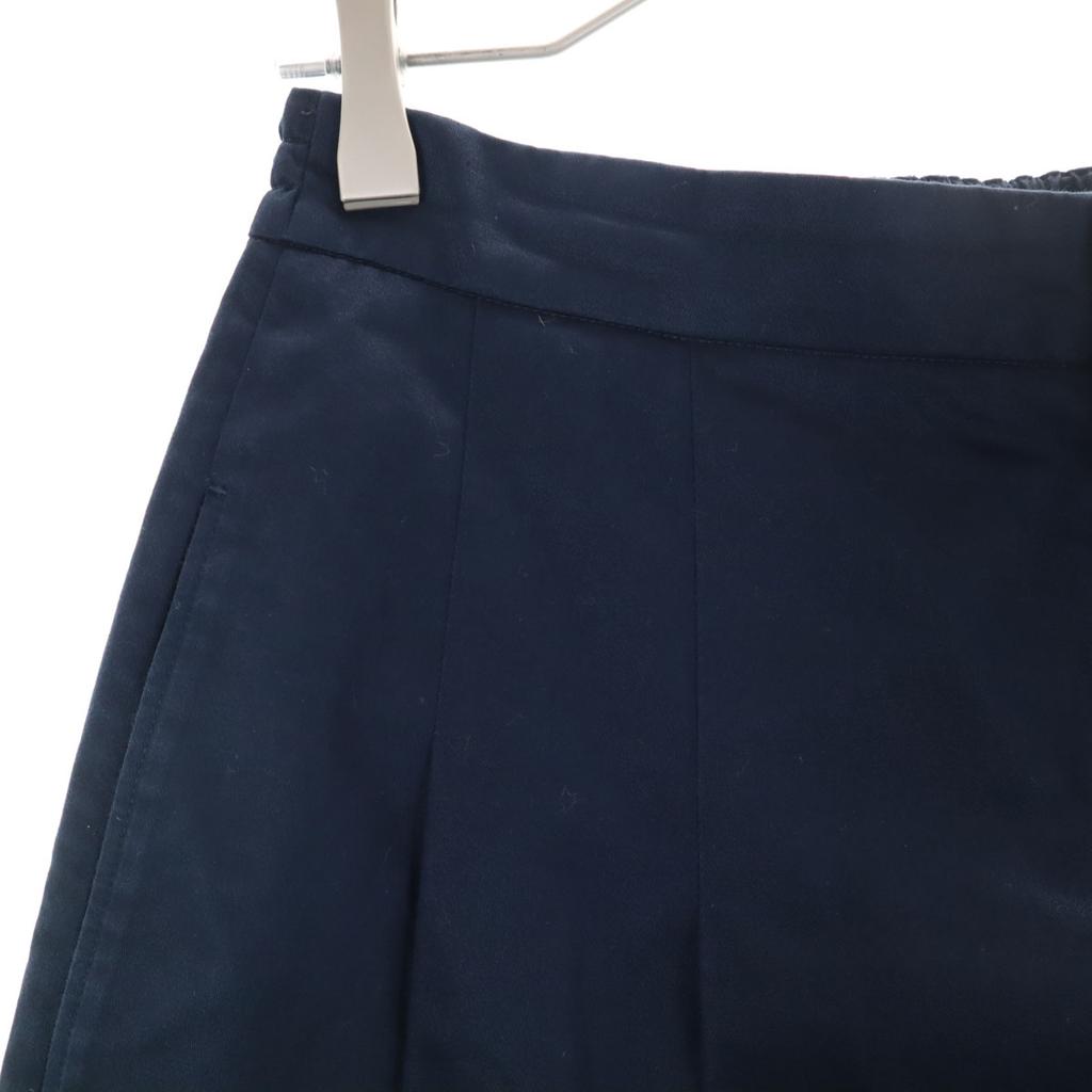 Schublade hergestellt in Japan Hinten geraffte Abnäher Hose 38 Marineblau Damen Gebraucht