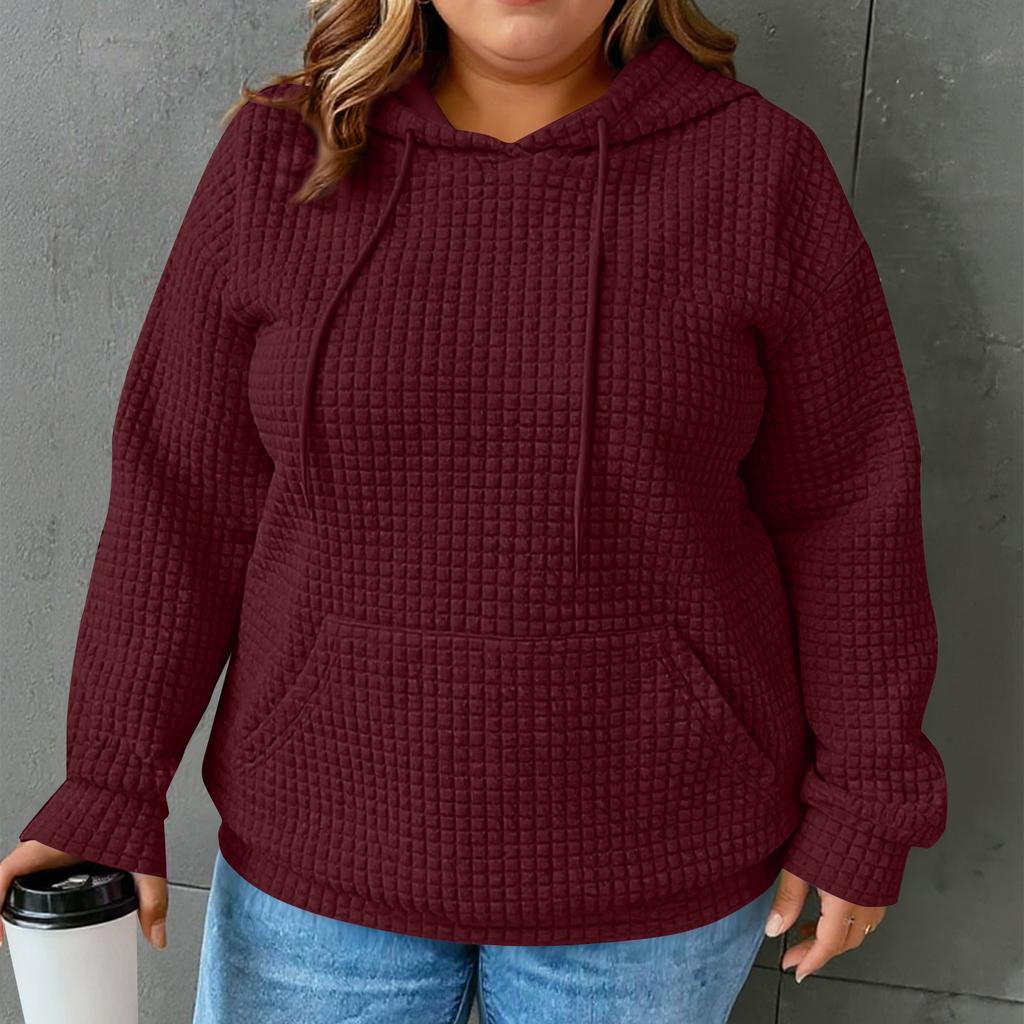 Women's Hoodies Long Sleeve Casual Drawstring Sweatshirts Pullover Pockets Tops