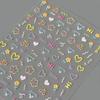 Cartoon Cute Korean Bear Manicure Flat Sticker Student High-looking Handbook Waterproof Pen Sticker Sticker