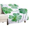 St. Patrick's Day Series digital-printed polyester Bedroom velvet flannel cover blanket Fleece soft sofa cover blankets for beds