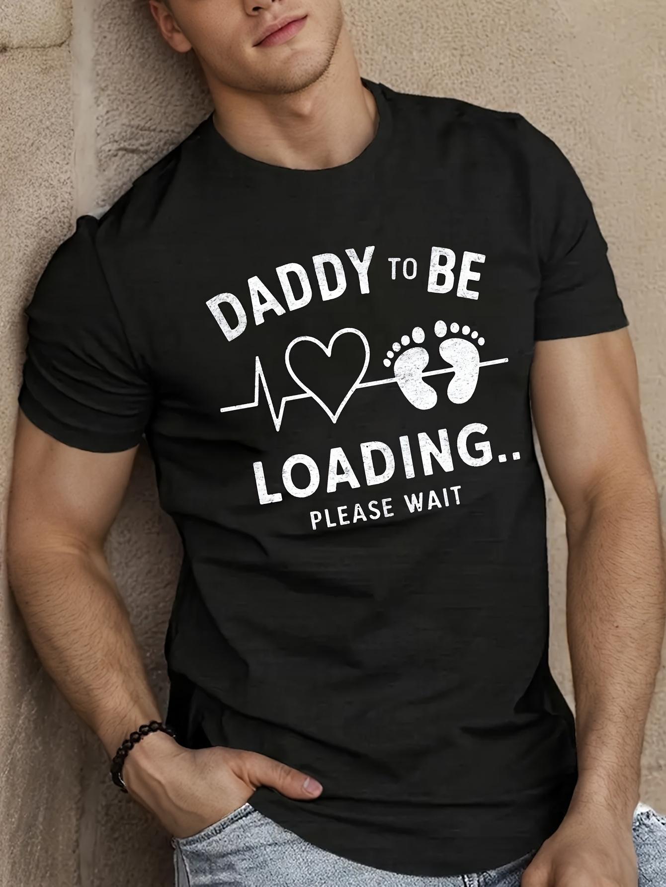 T-Shirt Y2K Daddy-To-Be Loading Black 4XL