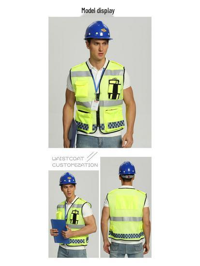 Reflective Traffic Patrol Vest - Road Safety Jacket