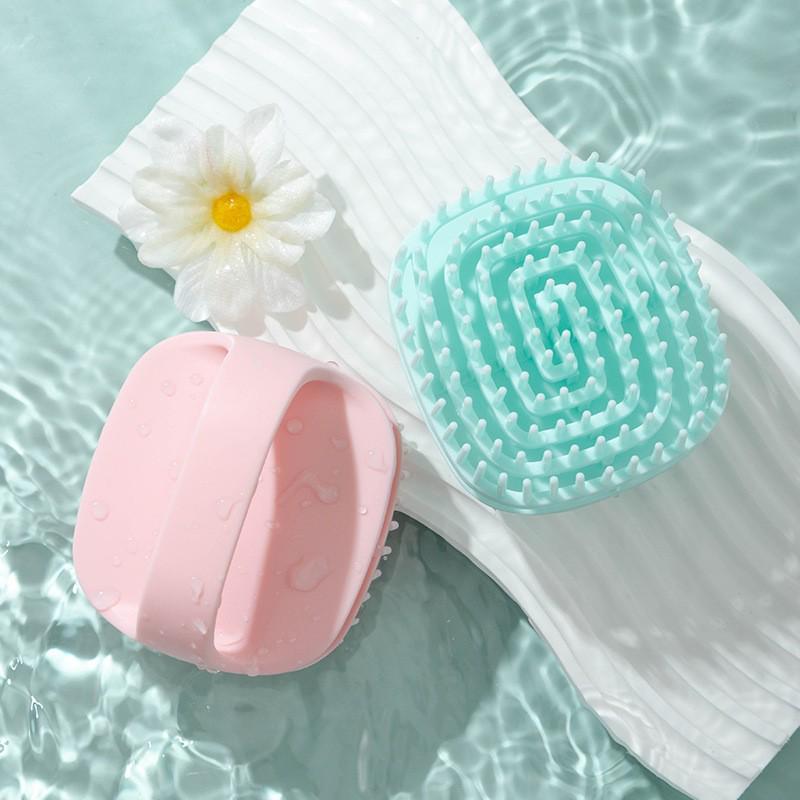 Silicone Scalp Massage Shampoo Brush for Dry & Wet Use