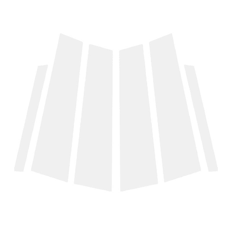 

6 шт. автомобильные окна, двери, колонны, BC, отделка стойки, наклейки для ПК, аксессуары, подходят для Lincoln MKS 2009-2016