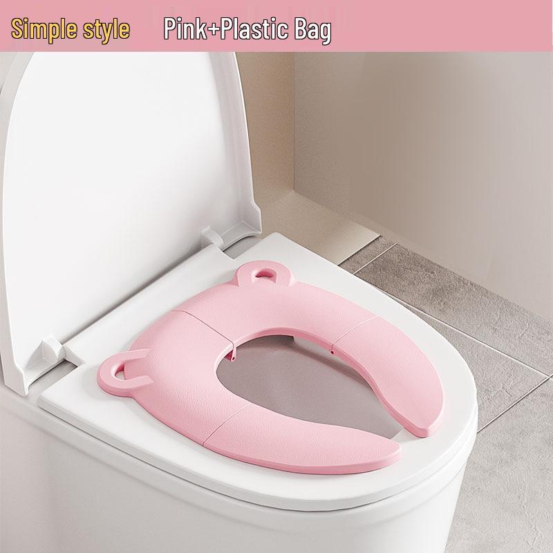 Compact Children's Travel Toilet Seat Pad - Foldable for Easy Storage