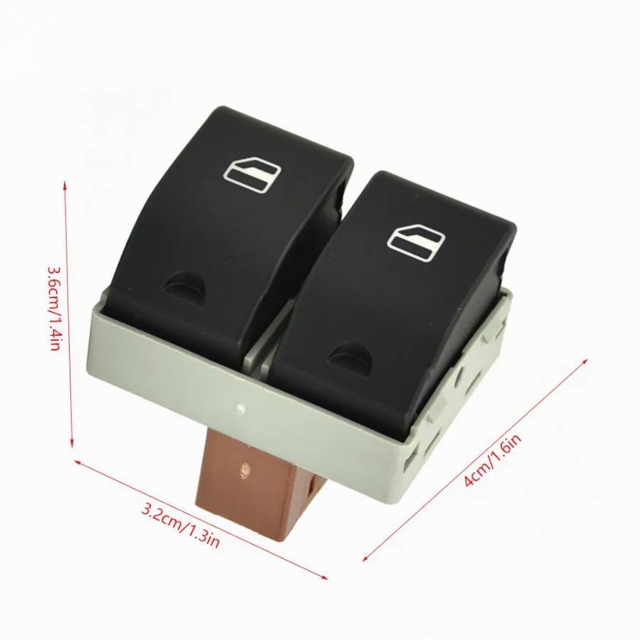 Neuer Elektrischer Fensterdoppelschalter für VW Polo 9N 2001-2010 Seat Ibiza Cordoba Auto Innenraumteile 6Q0 959 858 6Q0959858