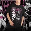 Hunter X Hunter Anime Hisoka Vs Chrollo Printed Tshirt Unisexs and Womens Tshirt Unisexs Top Sports Tshirt 2026 Summer New Tee