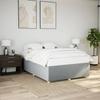 Vidaxl Bed Frame Without Mattress, Light Gray, 140X200 Cm, Upholstered