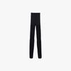TWO-TONE PETAL STOCKING_BLACK