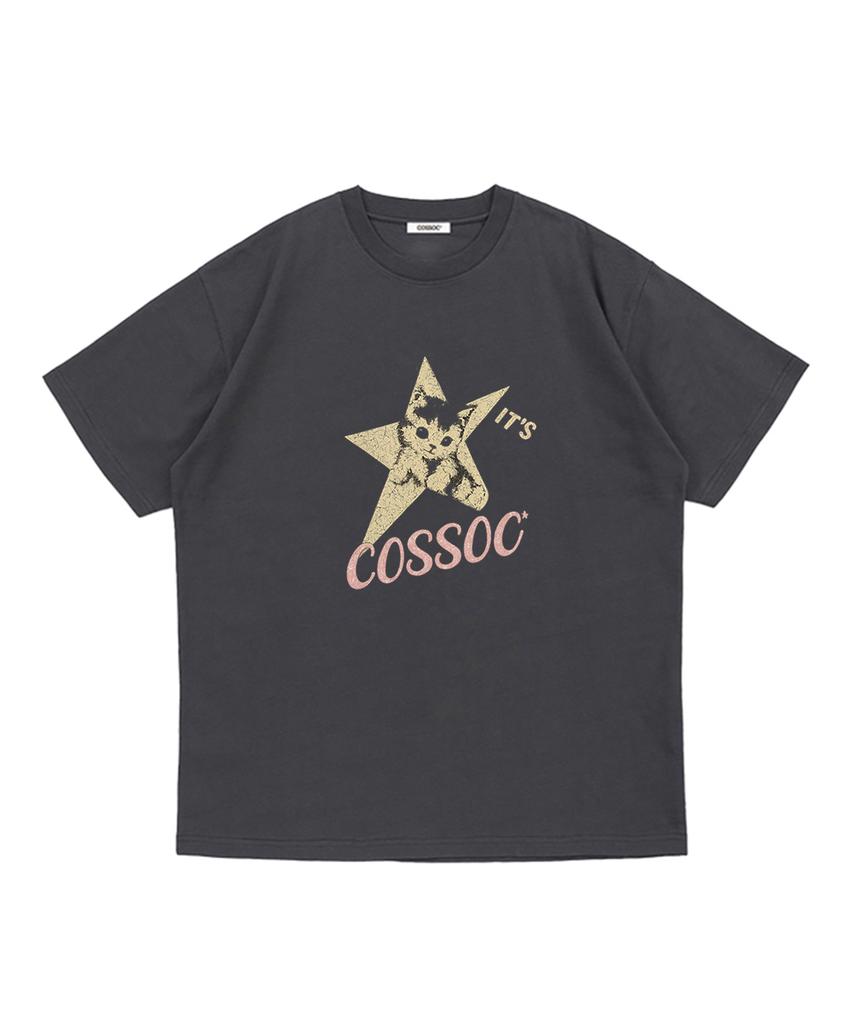 Koso It'S Cat Koso Short Sleeve T-Shirt (Charcoal)