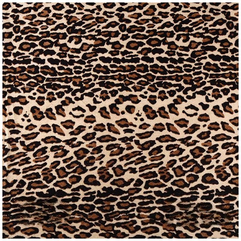 100x150cm Gold Velvet Animal Print Fabric Tiger Leopard Zebra Print Sofa Toy Fabric Performance Clothing Fabric