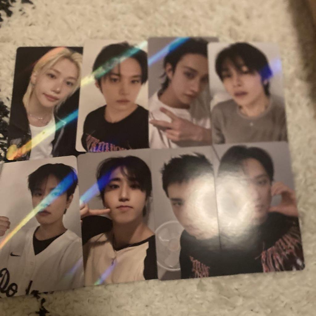 [USED] Stray Kids Karma HMV Bonus Trading Cards Holo 8-Piece Set