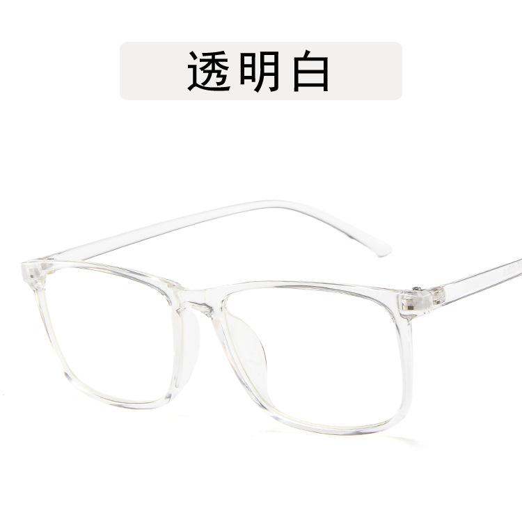 New Korean Style Glasses Frame Men Women Fashion Square Shape Man Woman Eyeglasses Factory Low Price Decorative Glasses