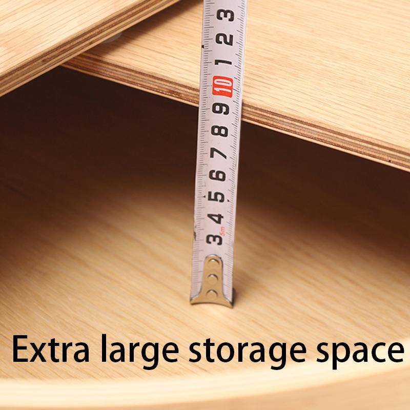 Solid Wood Coffee Tables Modern Multifunctional Storage Side Table Nordic Design Living Room Round Sofa Coffee Table Removable