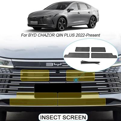 Couvercle de protection d'entrée d'air anti-insectes pour voiture, filet d'insertion d'air, grille de ventilation de course, accessoire de filtre pour BYD CHAZOR QIN PLUS DMi EV