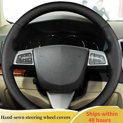 Car Steering Wheel Cover For Cadillac ATSL XT4 XT5 XT6 SLS CT6 CTS EXT SRX XLR Ized DIY Original Steering Wheel Braid