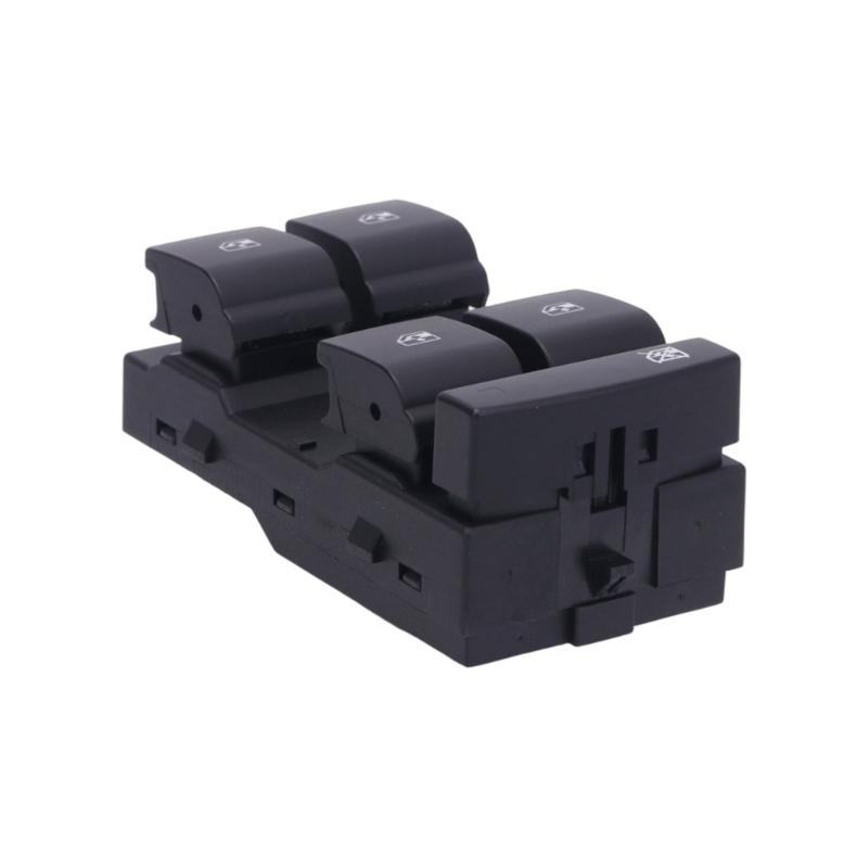 Driver-Side Vehicle Window Control Panel 13305373 208308247 with Four Buttons, Separate Lock Function, Plastic and Metal Construction and Mounting